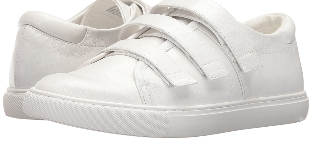 Tênis Kenneth Cole New York Kingcro Couro Feminino Branco Tamanho 7 M