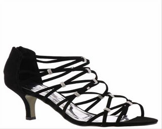 Easy Street Women's Nightingale Sandal Black Size 12 M