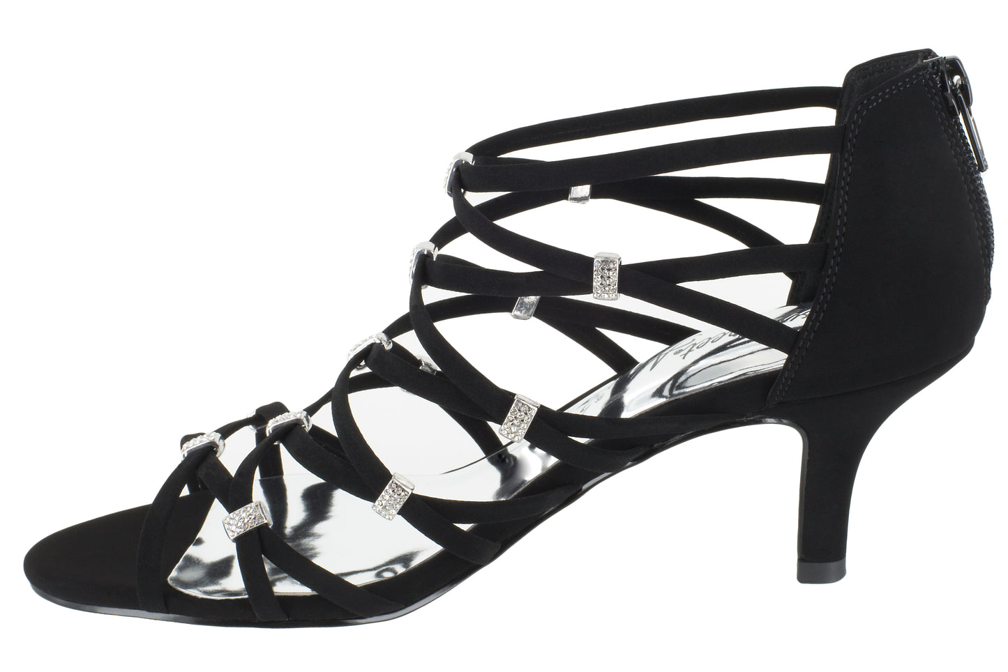 Sandália Nightingale Feminina Easy Street Preta Tamanho 12 M