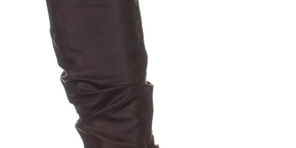 Botas de montaria Fairfield Almond Toe Mid Calf para mulheres White Mountain, marrom, tamanho 6,5 M