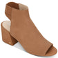Sapatos femininos Kenneth Cole Hannon Couro Amêndoa Nubuck Amêndoa Tamanho 10 M