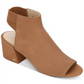Sapatos femininos Kenneth Cole Hannon Couro Amêndoa Nubuck Amêndoa Tamanho 10 M