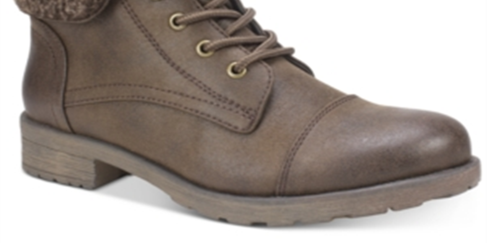 White Mountain Feminino Tecido de Pedra Fleece Deuna Biqueira Amêndoa Marrom Tamanho 9,5