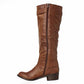 Botas femininas Ryder de cano alto Style &amp; Co, marrom, tamanho 6 M