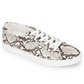 Tênis cano baixo feminino Kenneth Cole Kam Snake Print, branco, tamanho 11 M