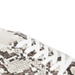 Tênis cano baixo feminino Kenneth Cole Kam Snake Print, branco, tamanho 11 M