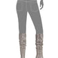 INC International Concepts Feminino GERII3F Tecido Biqueira Amêndoa Estanho Prata Tamanho 5 M