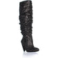 INC International Concepts Feminino GERII3F Tecido Biqueira Amêndoa Estanho Prata Tamanho 5 M
