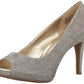 Sandália peep-toe texturizada Rainaa Bandolino feminina, amarela, tamanho 10,5 M
