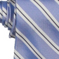 Gravata listrada Tommy Hilfiger Dallas Silk Blend masculina, azul, tamanho único