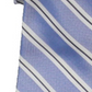Gravata listrada Tommy Hilfiger Dallas Silk Blend masculina, azul, tamanho único