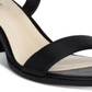 Sandálias femininas casuais com tira no tornozelo e bico aberto Style &amp; Co Mollee - pretas, tamanho 7,5 M