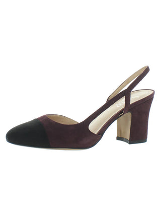Franco Sarto Women's Imogen Fabric Cap Toe Casual Slingback Sandals Red Size 7 M