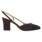 Franco Sarto Sandálias femininas Imogen Fabric Cap Toe Casual Slingback Vermelhas Tamanho 7 M