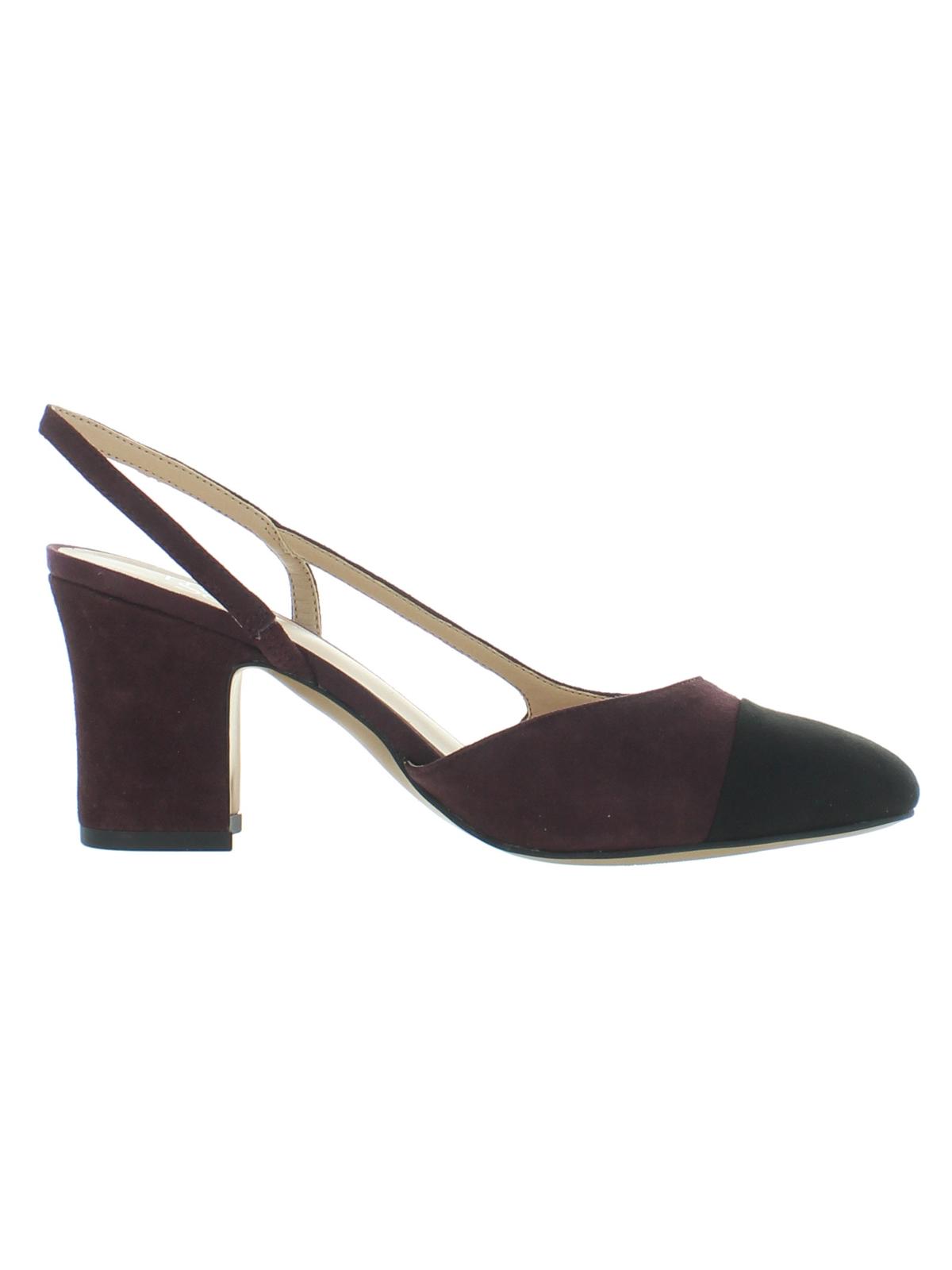 Franco Sarto Sandálias femininas Imogen Fabric Cap Toe Casual Slingback Vermelhas Tamanho 7 M