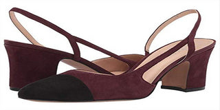 Franco Sarto Women's Imogen Fabric Cap Toe Casual Slingback Sandals Red Size 7 M