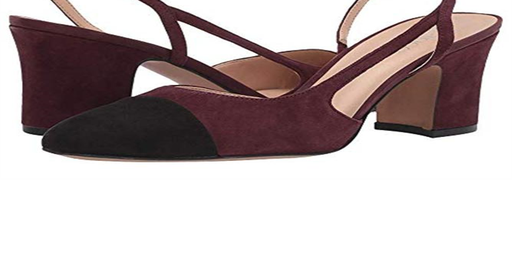 Franco Sarto Sandálias femininas Imogen Fabric Cap Toe Casual Slingback Vermelhas Tamanho 7 M