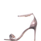 Sandálias femininas Rachel Zoe Ella com tira no tornozelo, cor de blush, tamanho 7M