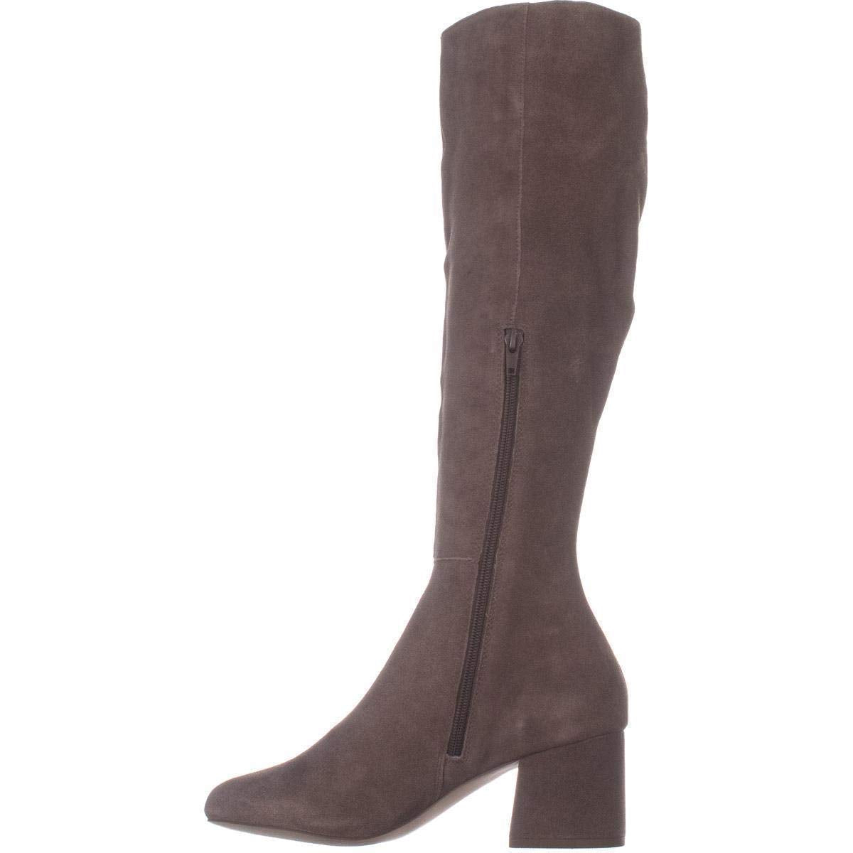 Botas de cano alto femininas Steve Madden Hero, marrom, tamanho 6,5 M