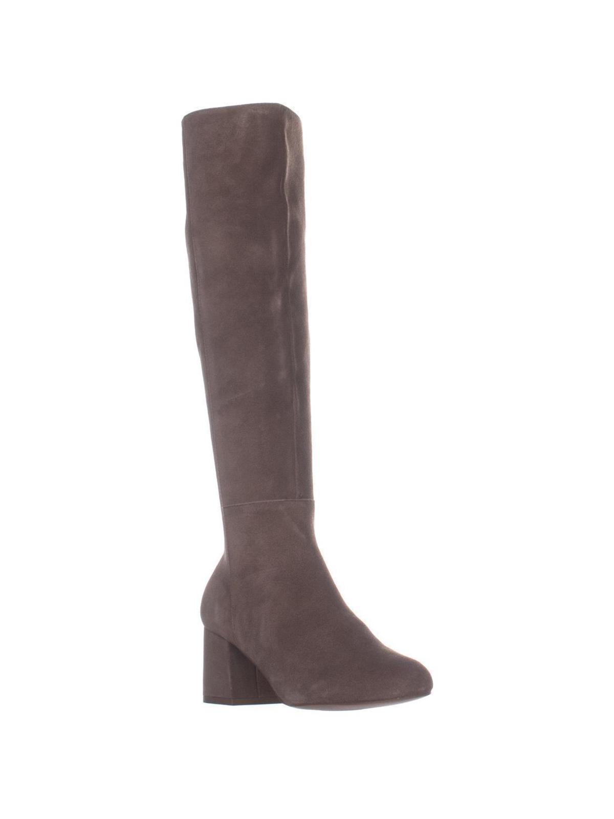 Botas de cano alto femininas Steve Madden Hero, marrom, tamanho 6,5 M