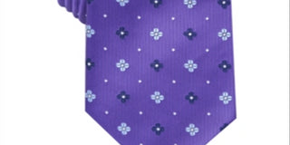 Gravata Club Room Masculina Classic Neat Roxa Tamanho Único