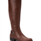 Botas de montaria femininas Alfani Kallumm Wide Calf em couro sintético, marrom, tamanho 9 M