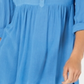 Camisa túnica babydoll feminina pequena Style &amp; Co - azul tamanho PP