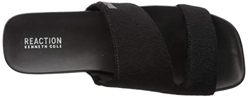 Sandálias rasteiras femininas Kenneth Cole Reaction, pretas, tamanho 8,5 M