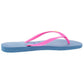 Havaianas Logo Pop Up Flip Flop Feminino Azul Tamanho 6.5
