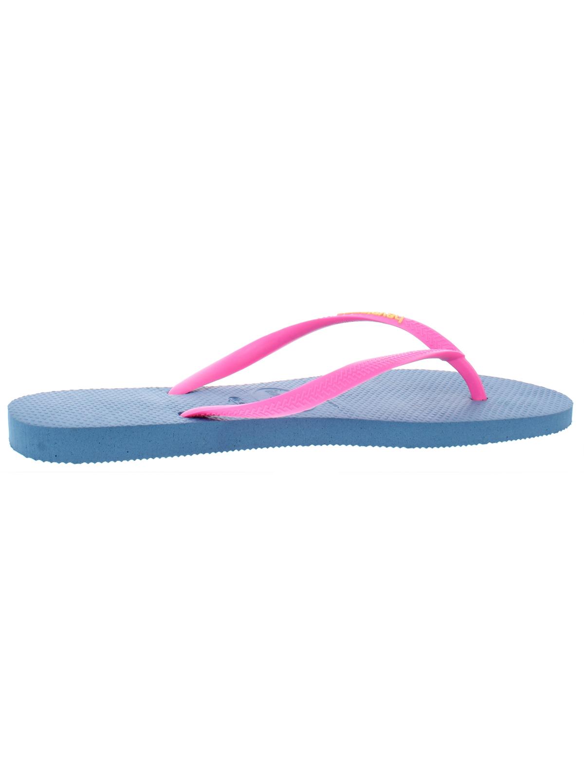 Havaianas Logo Pop Up Flip Flop Feminino Azul Tamanho 6.5