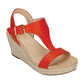 Kenneth Cole Reaction Card Wedges Feminino Laranja Tamanho 11M