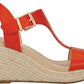 Kenneth Cole Reaction Card Wedges Feminino Laranja Tamanho 11M