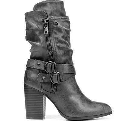 Bota feminina Paisley Fashion Carlos By Carlo Santana, preta, tamanho 7 M