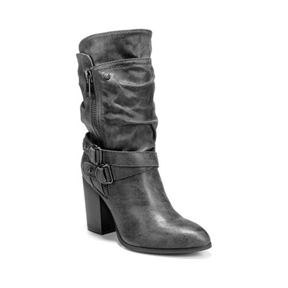 Bota feminina Paisley Fashion Carlos By Carlo Santana, preta, tamanho 7 M