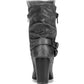 Bota feminina Paisley Fashion Carlos By Carlo Santana, preta, tamanho 7 M