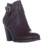 Botas femininas Call It Spring Tecia com fivela, vermelho, tamanho 7 B