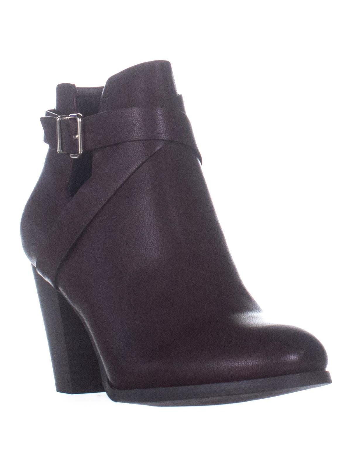 Botas femininas Call It Spring Tecia com fivela, vermelho, tamanho 7 B