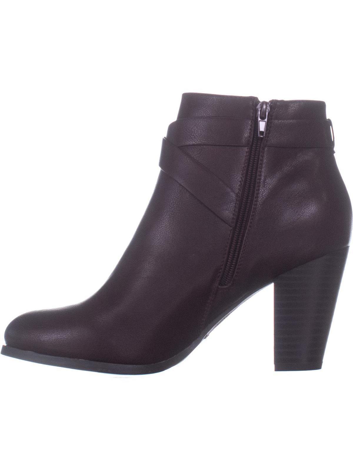 Botas femininas Call It Spring Tecia com fivela, vermelho, tamanho 7 B