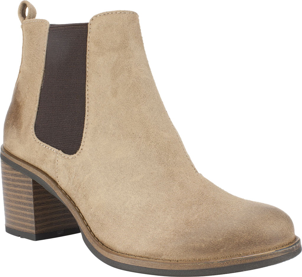 Bota feminina Destiny Ankle Bootie White Mountain marrom tamanho 5,5 M