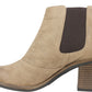 Bota feminina Destiny Ankle Bootie White Mountain marrom tamanho 5,5 M