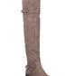 Botas femininas American Rag Cie Adarra acima do joelho, marrom, tamanho 7,5M