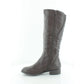 Botas de montaria femininas Style &amp; Co Milah Almond Toe até o joelho, marrom, tamanho 7,5M-WC