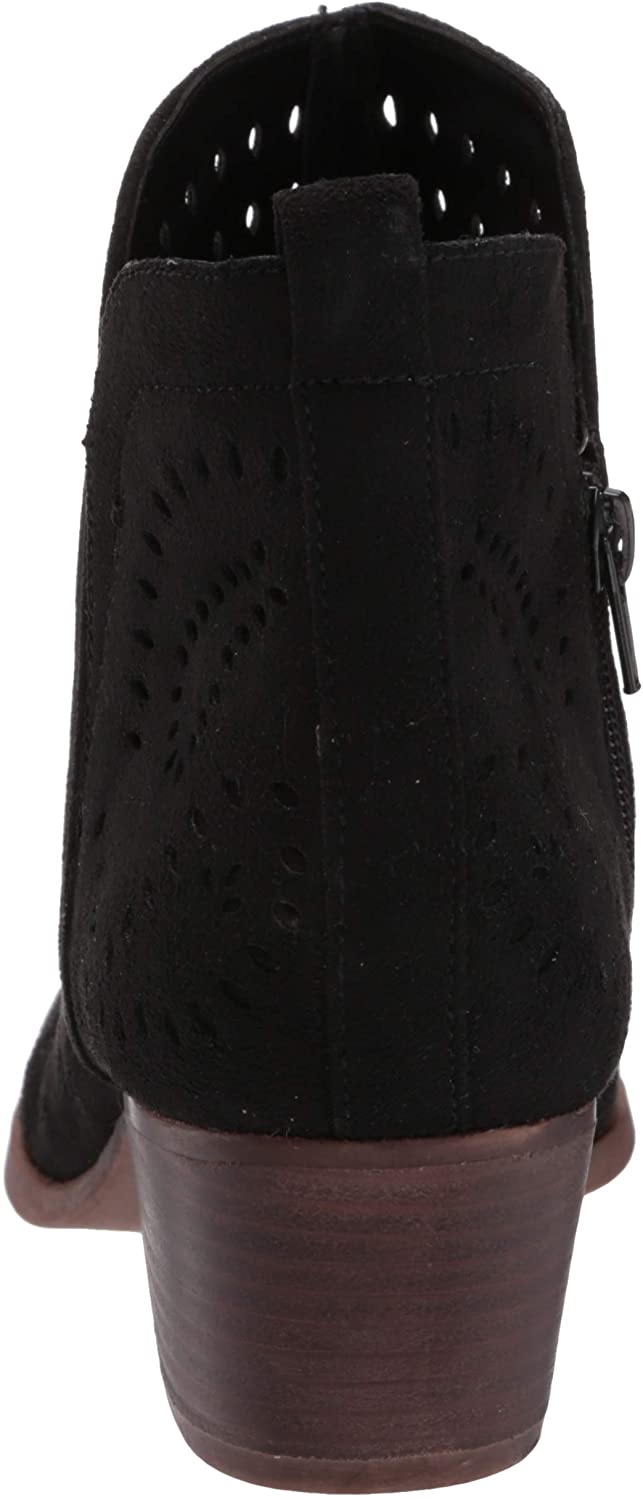 Botas femininas Carlos By Carlos Santana Victory Fabric bico fino cano curto pretas tamanho 5 M