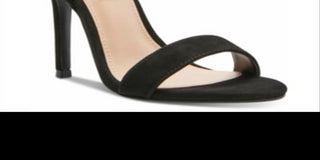 Sandálias femininas Steven Madden Sole pretas tamanho 8,5 M