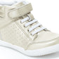 Stride Rite Toddler SR Stone High Top Champagne Couro Marfim Tamanho 8 W