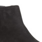 Botas de couro femininas Aqua College com bico redondo e salto bloco, zíper, pretas, tamanho 5,5 M