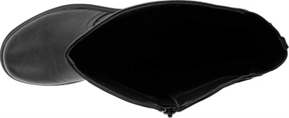 Botas femininas Easy Street Presley Tall Shafted Comfort, pretas, tamanho 7,5 WW