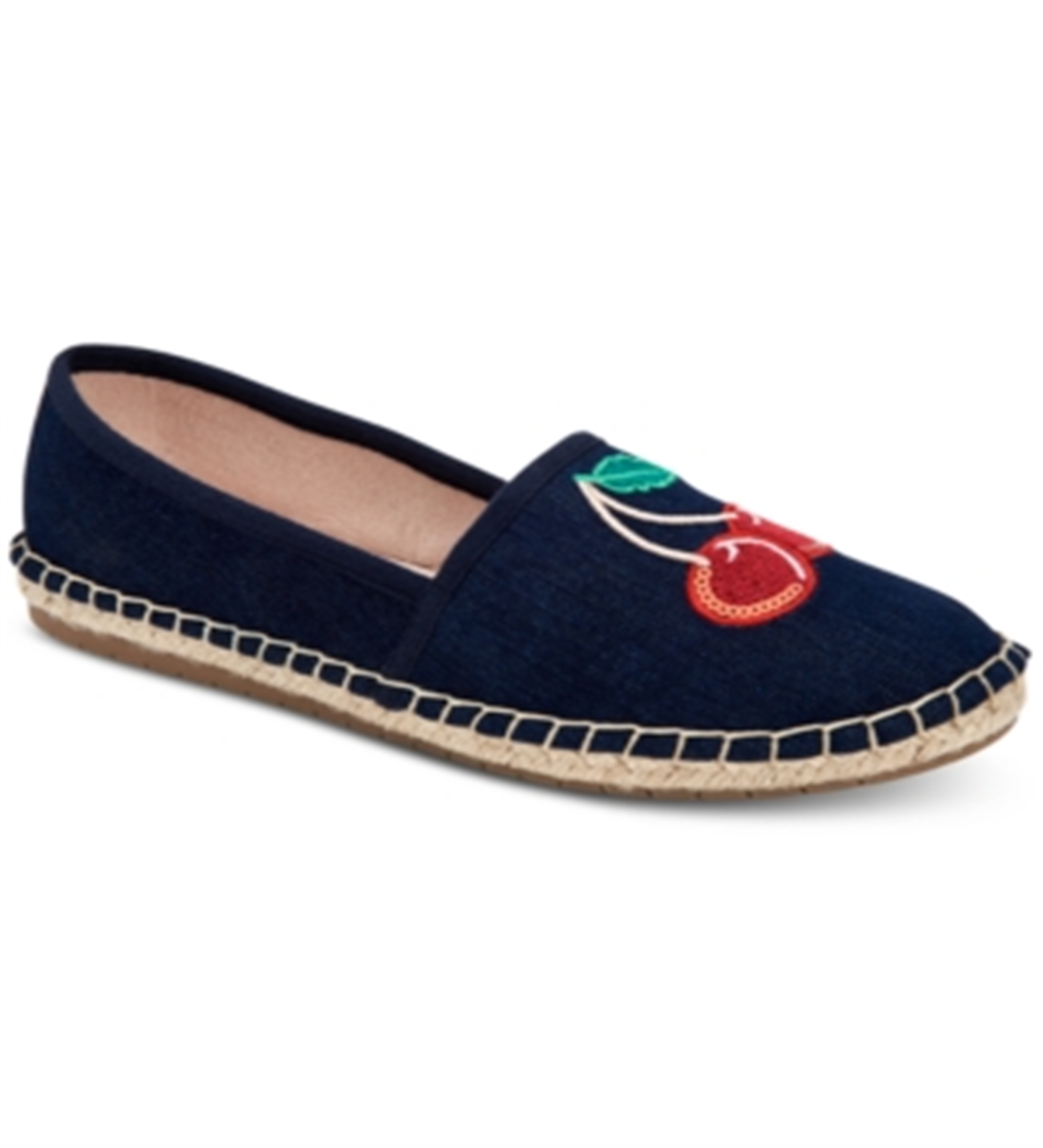 Sapatilhas femininas Charter Club Joeey Espadrille Azul Tamanho 5,5 M