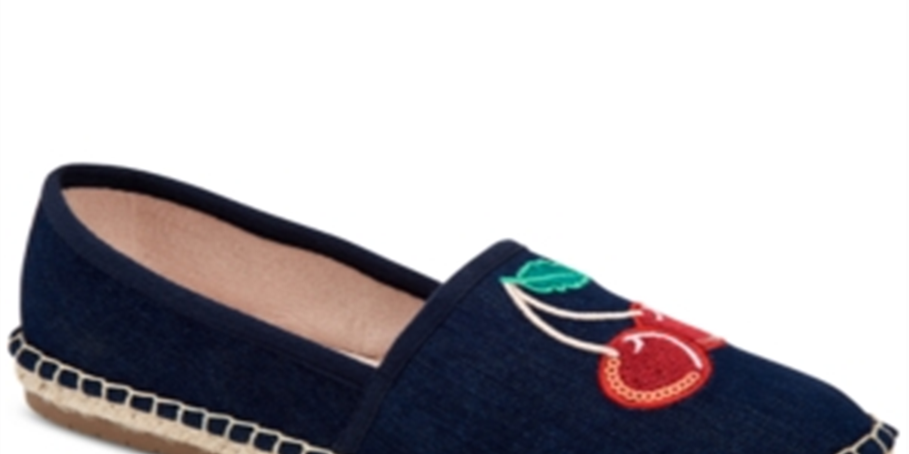 Sapatilhas femininas Charter Club Joeey Espadrille Azul Tamanho 5,5 M