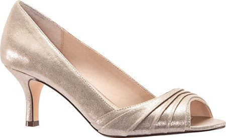 Nina Chezare Scarpin Aberto Feminino Marrom Tamanho 9,5 M